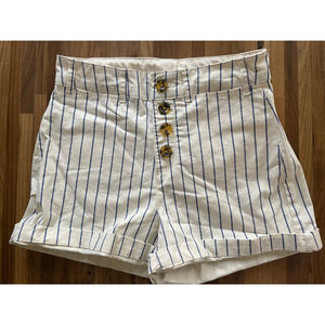 Old Navy Striped Button-Up Shorts